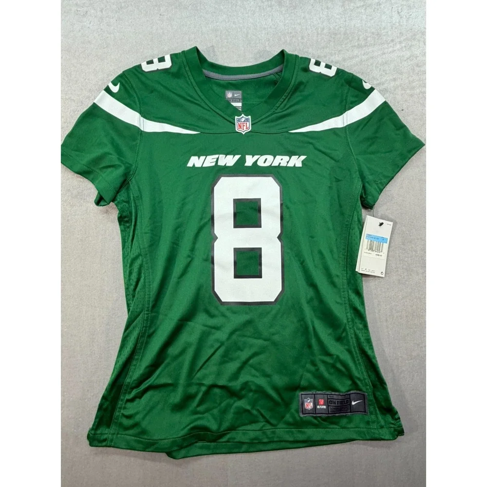 New Nike Women On Field Aaron Rodgers New York Jets Green Jersey Size Medium